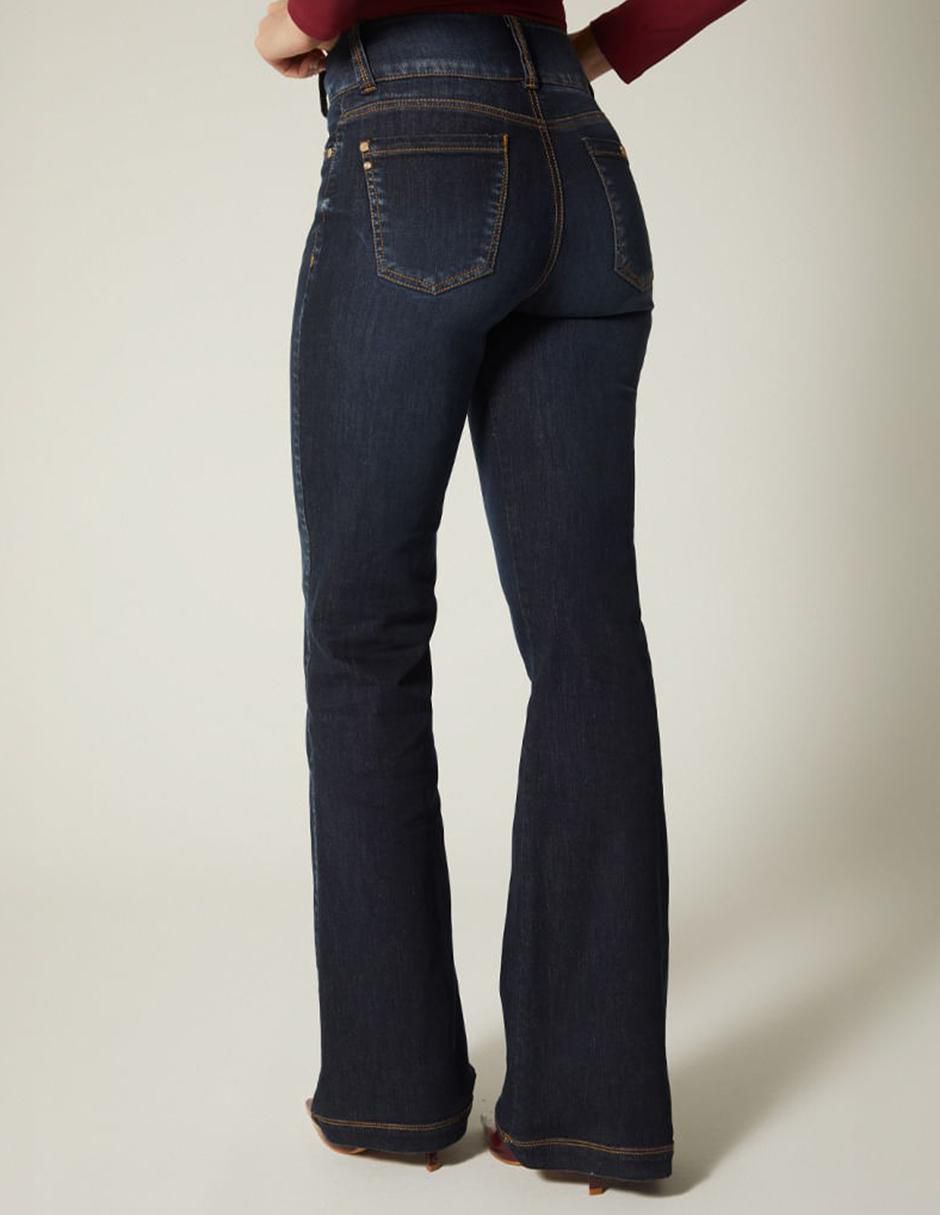 Jeans campana Akora corte cintura alta para mujer 2