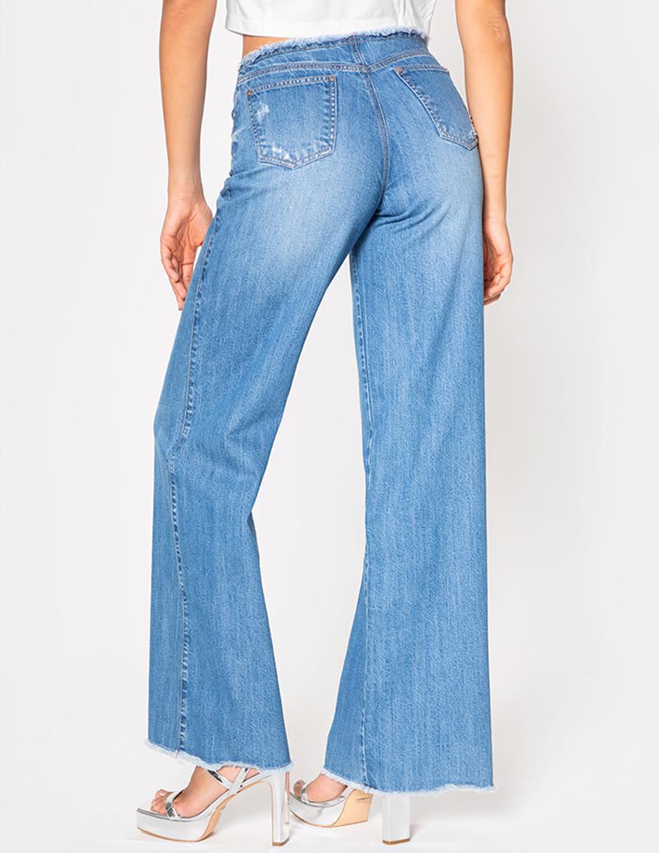 Jeans palazzo Prodigy Blue Rose para mujer 2