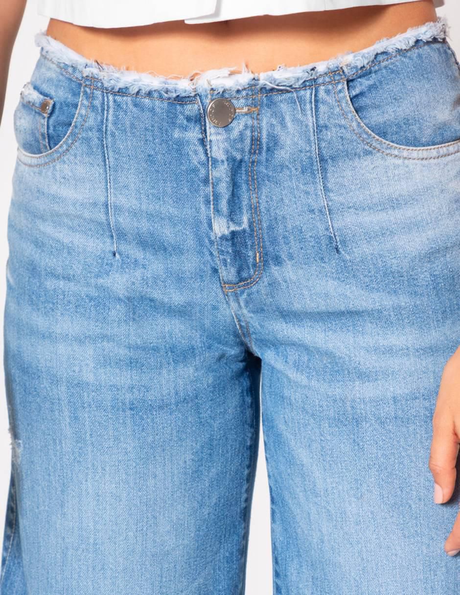 Jeans palazzo Prodigy Blue Rose para mujer 4