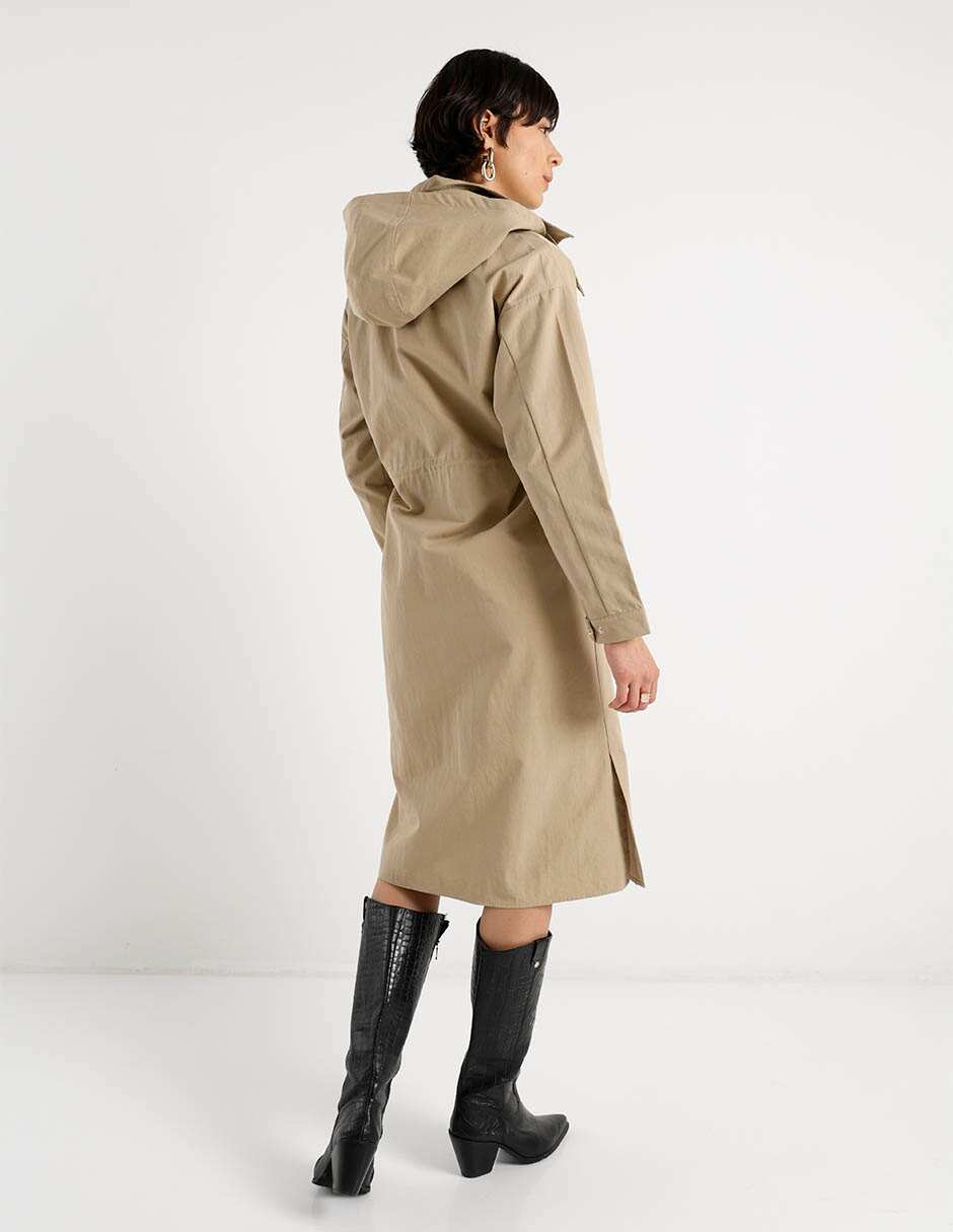 Gabardina con capucha Petite Studio para mujer 9