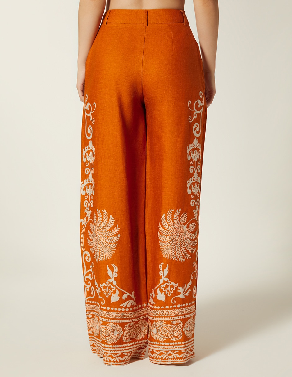 Pantalón relaxed Palmeras del Desierto relajado para mujer 2