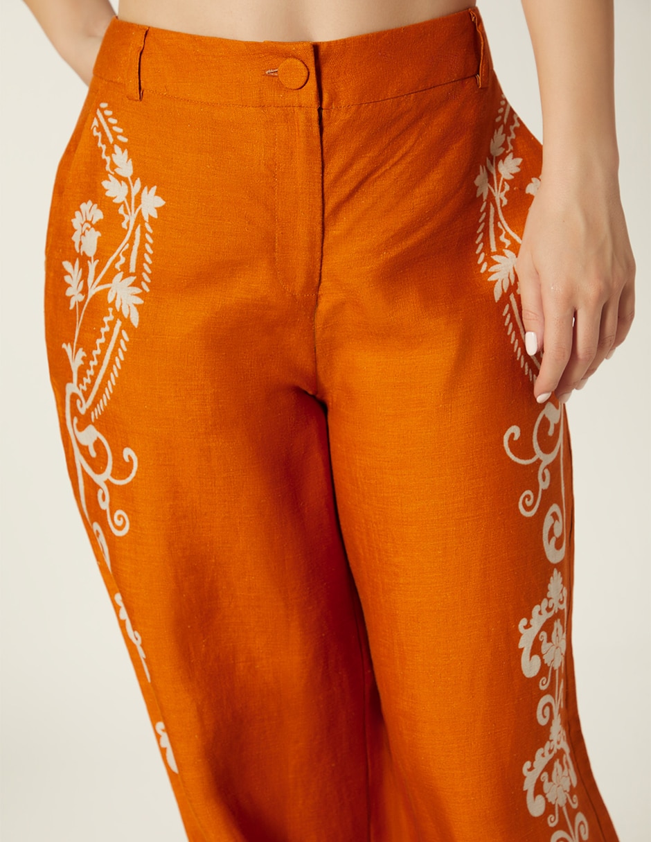 Pantalón relaxed Palmeras del Desierto relajado para mujer 4