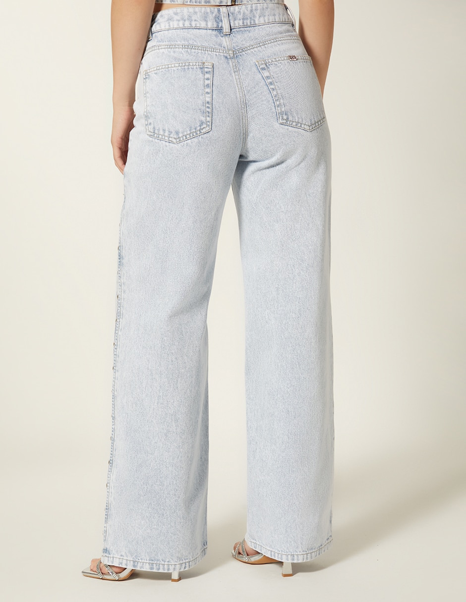 Jeans straight Denim Cristal Ice para mujer 2