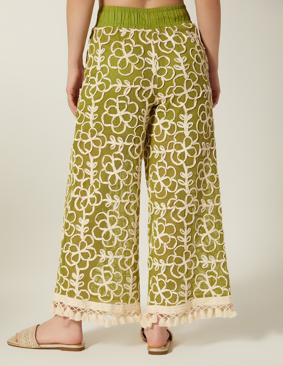 Pantalón capri Puerto de Gante relajado para mujer 2