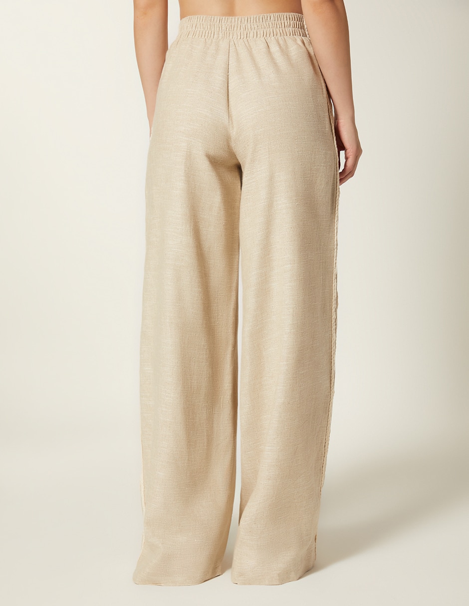 Pantalón relaxed Trenzado Artesanal relajado para mujer 2