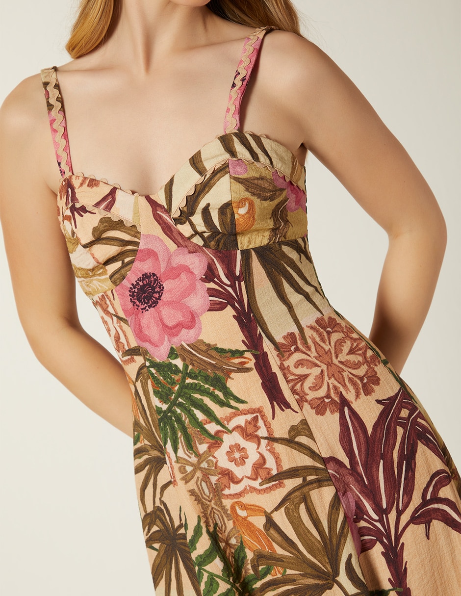 Vestido corto casual Hawai Paradise para mujer 4