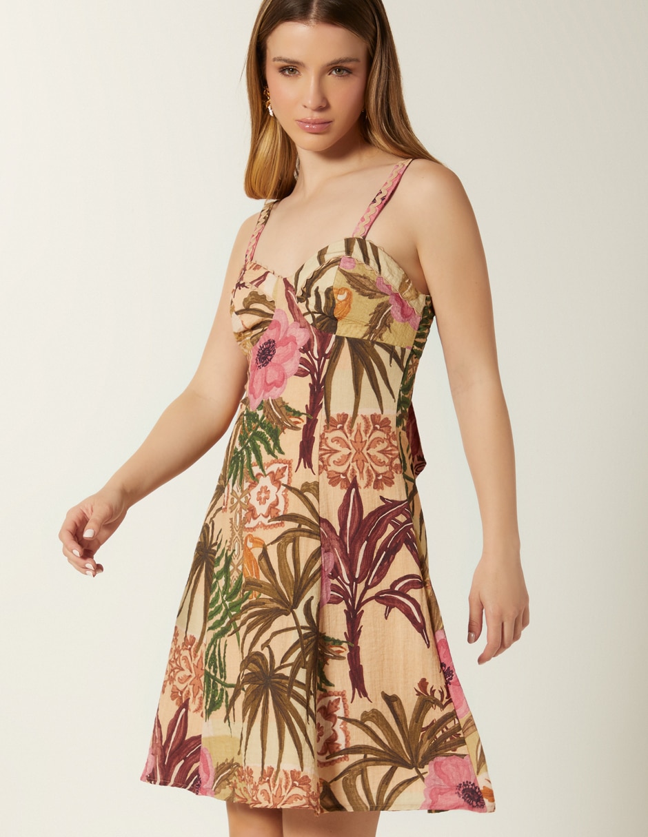 Vestido corto casual Hawai Paradise para mujer 5