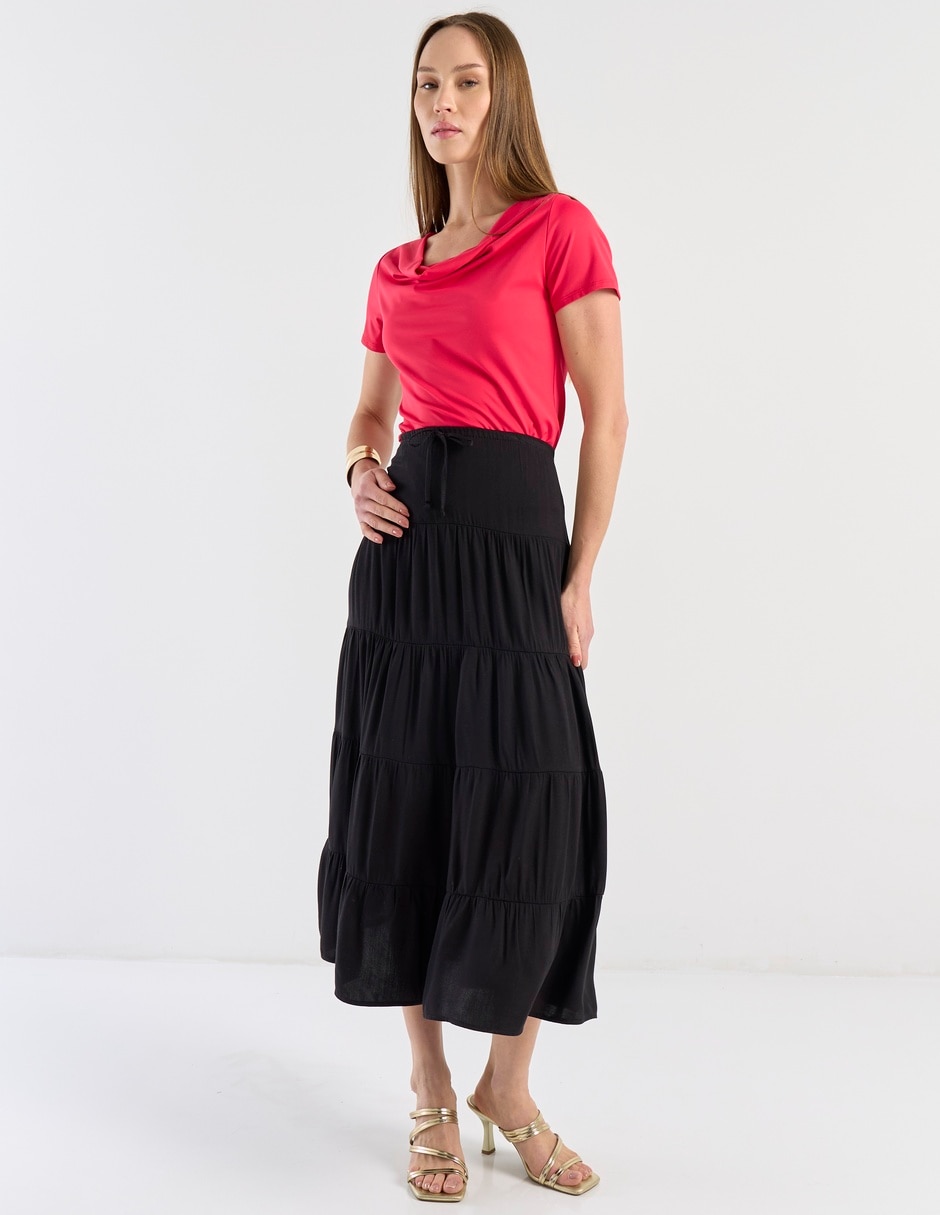 BLUSA PETITE STUDIO 8533P N, XCH, ROJO