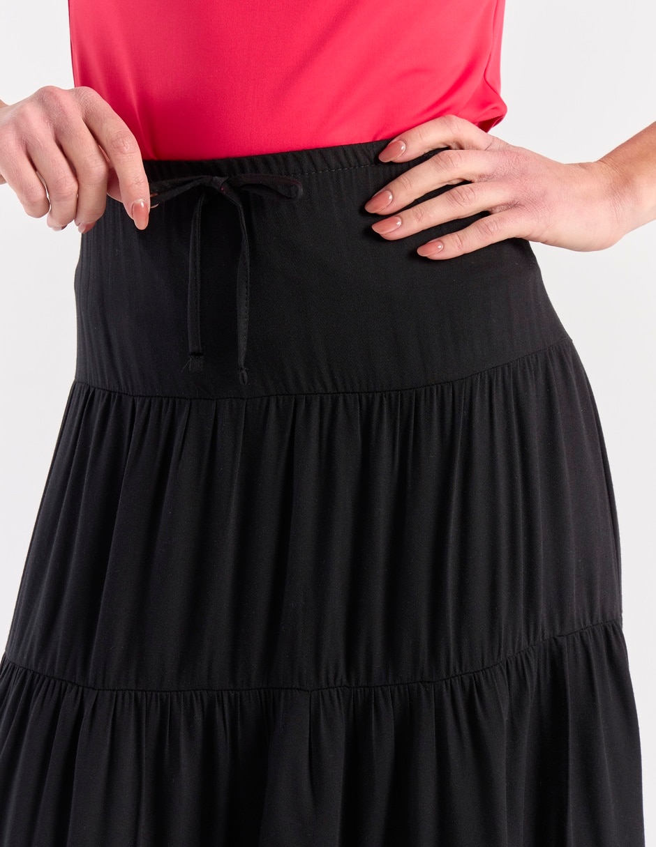Falda crop a la cintura 4