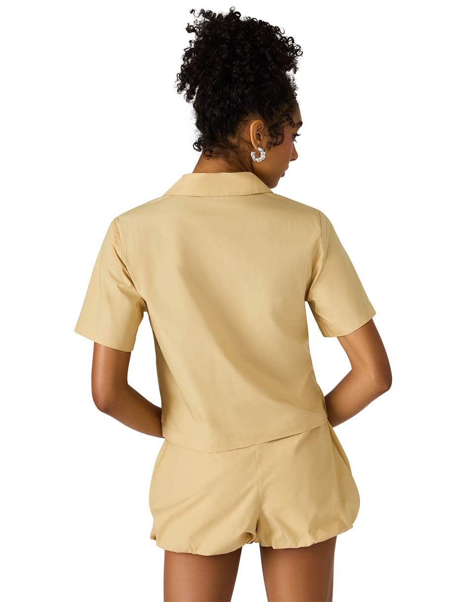 Top cuello camisero escote v 4