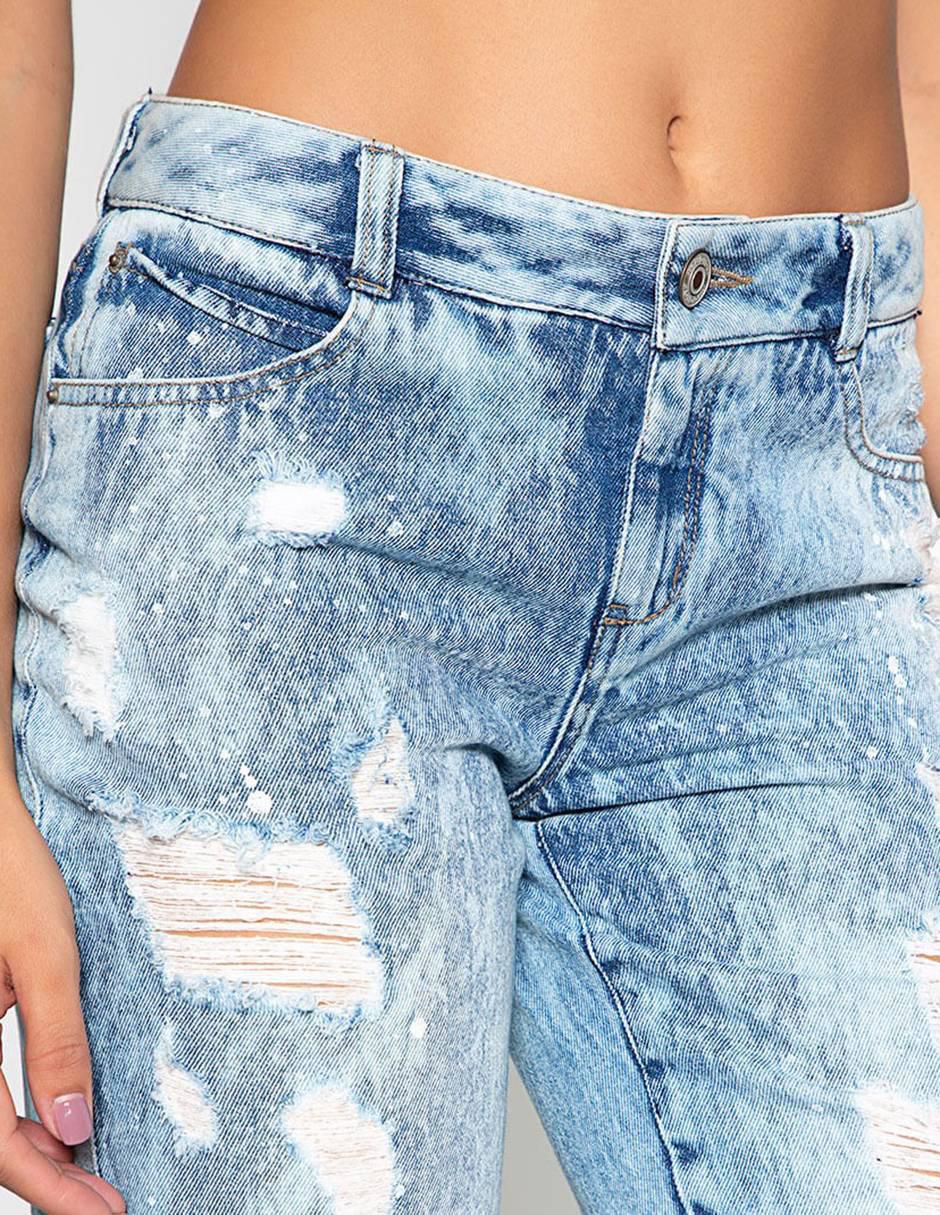 Jeans capri boyfriend Santana para mujer 4