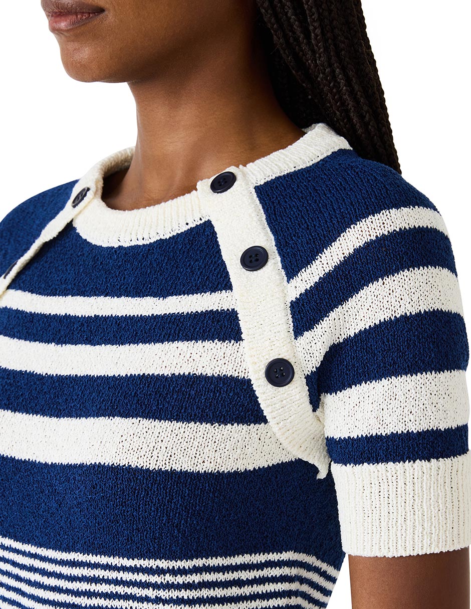 Suéter cuello redondo para mujer 2