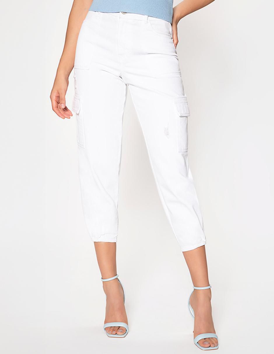 Jeans capri mom Utopia corte cintura para mujer 1