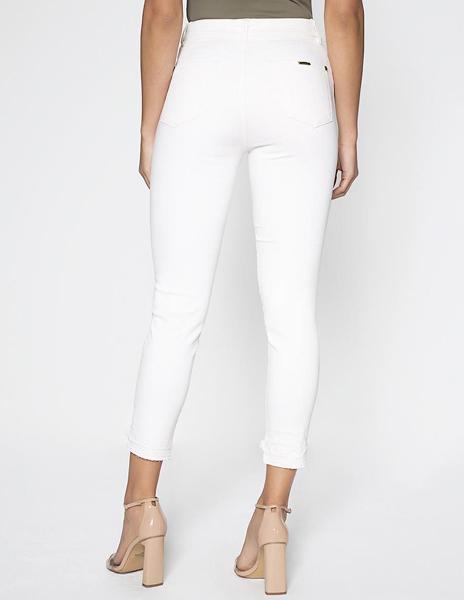 Jeans capri ultra slim Alberta Costa Africana corte cintura para mujer 2