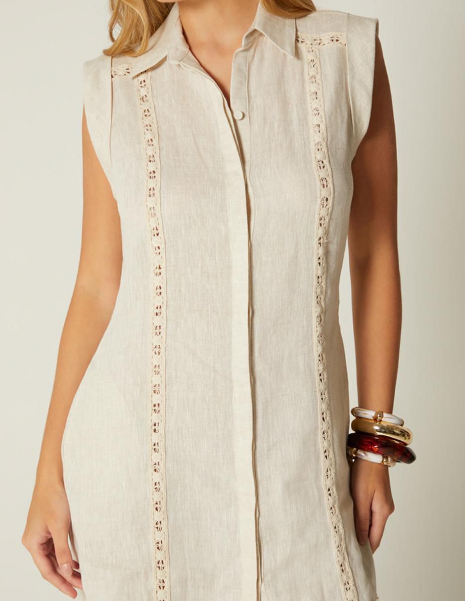 Vestido corto casual Alma Artesana para mujer 4