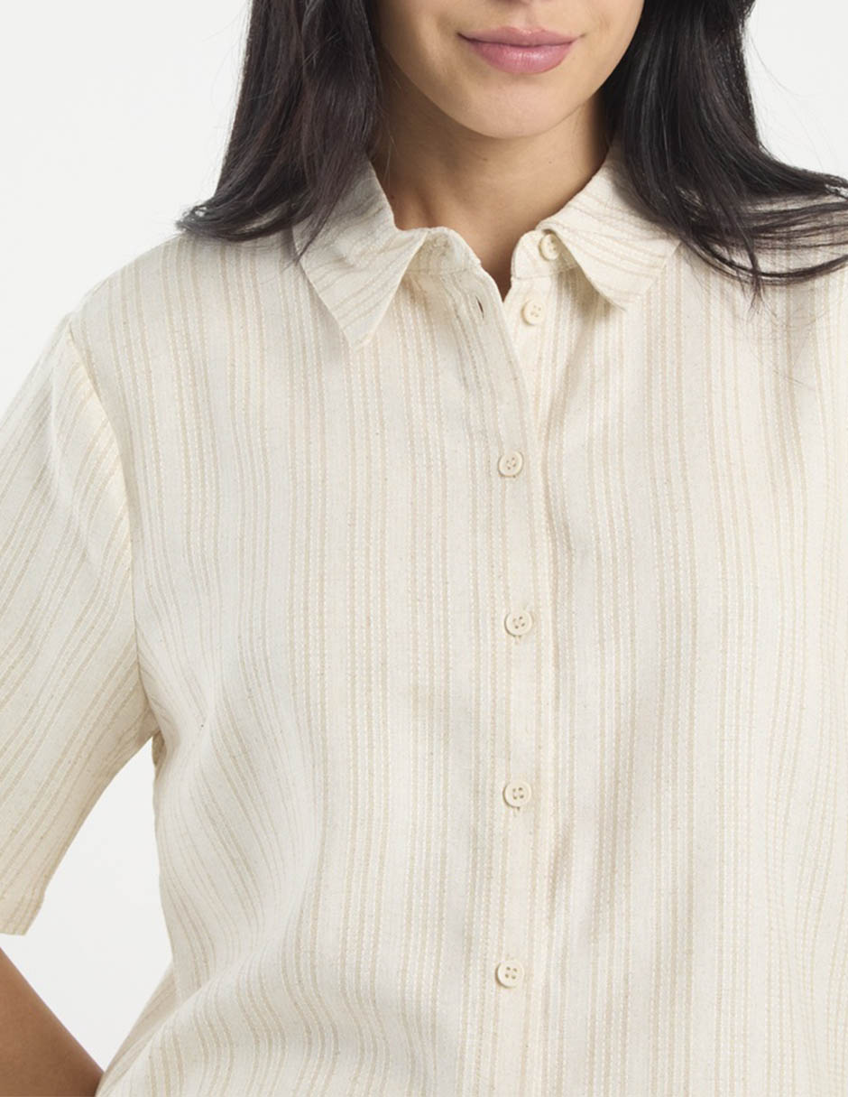 Blusa manga corta para mujer 4