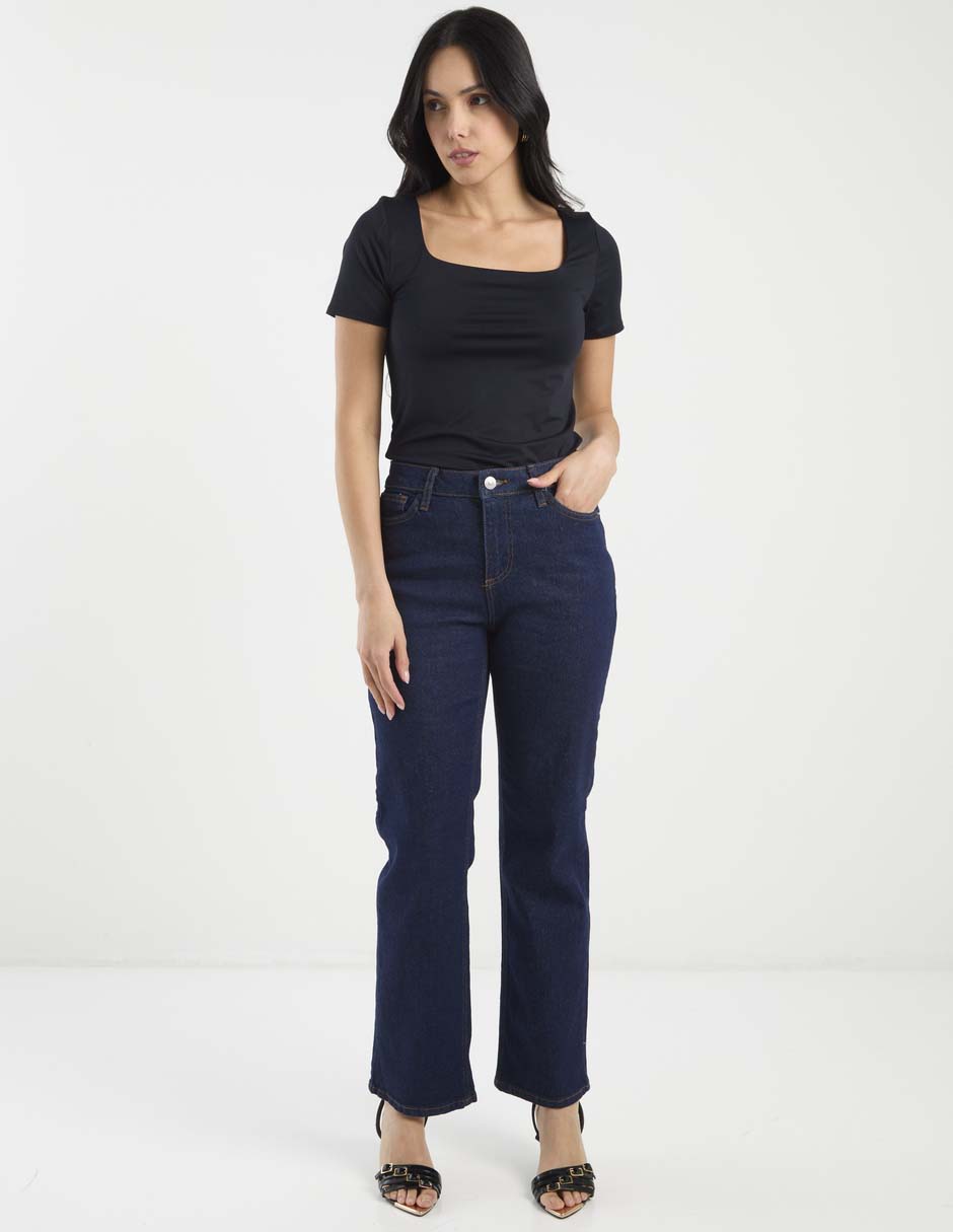 Jeans boot a la cintura para mujer 3