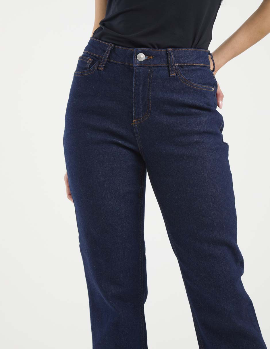 Jeans boot a la cintura para mujer 4