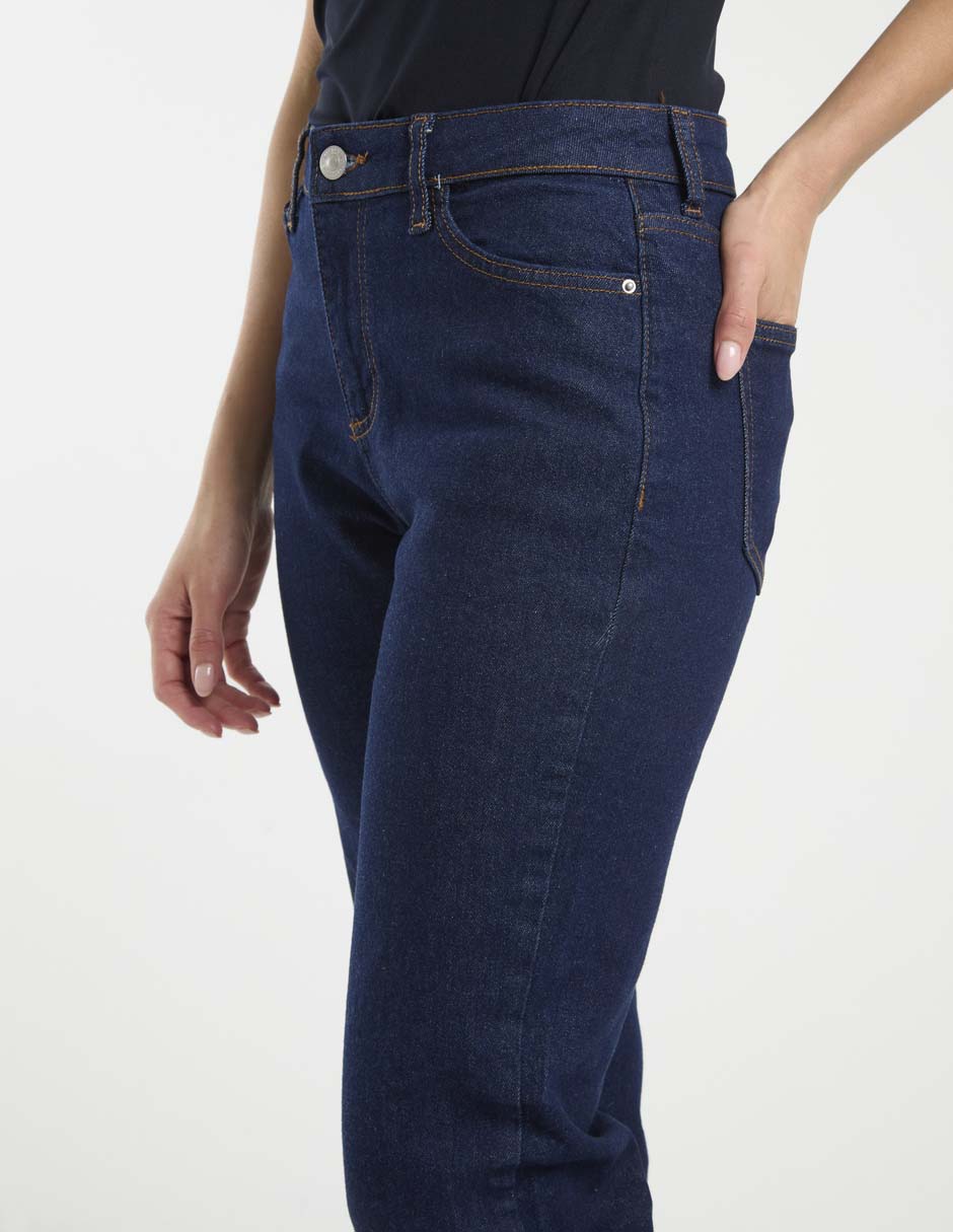 Jeans boot a la cintura para mujer 5