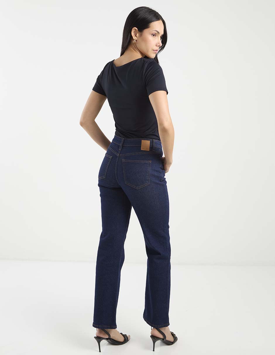 Jeans boot a la cintura para mujer 6