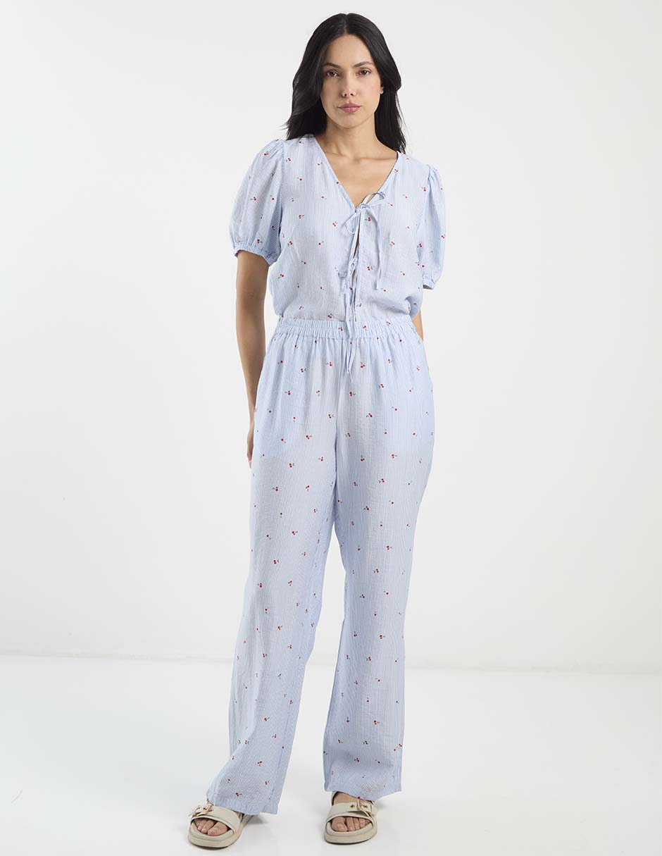Blusa manga corta para mujer 3
