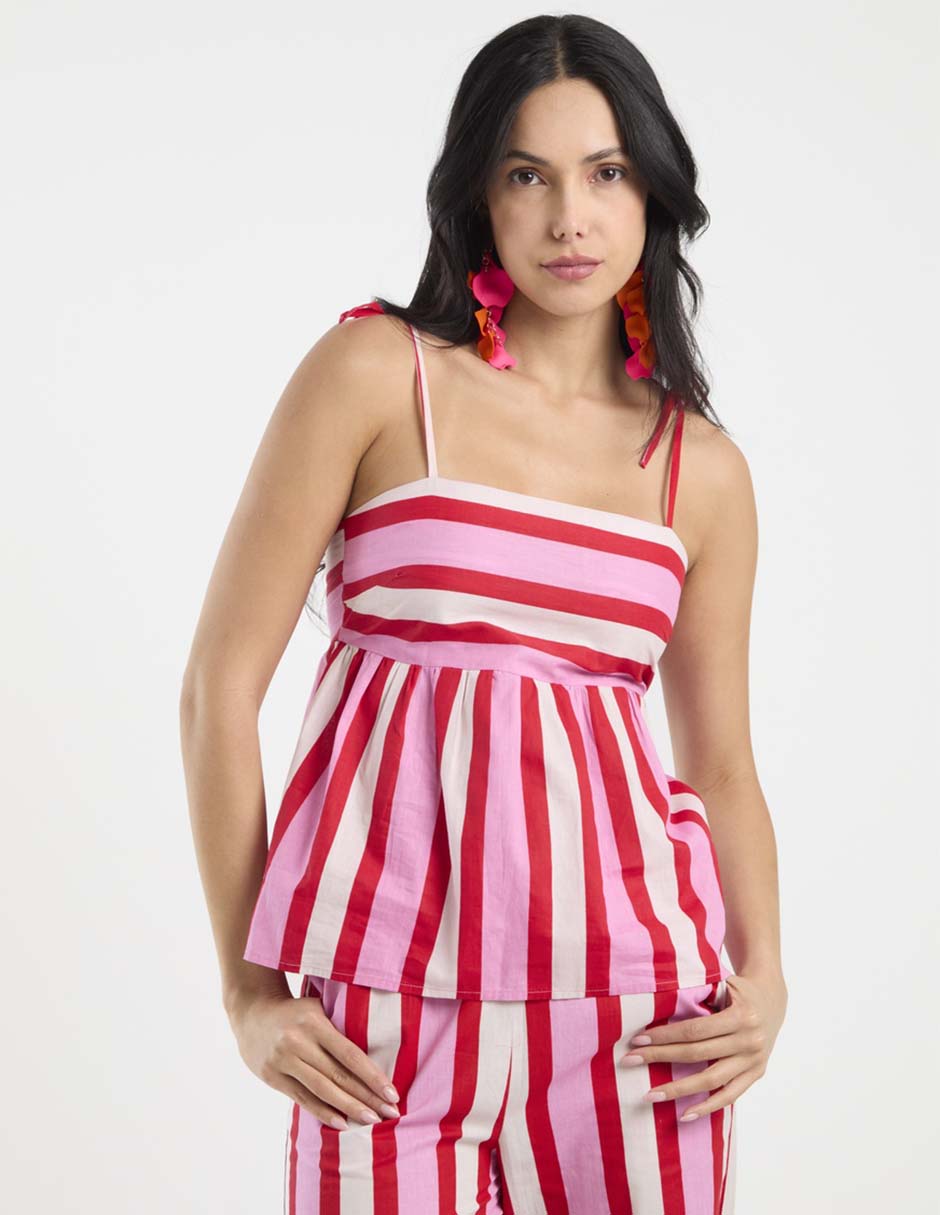 Blusa de tirantes para mujer 2