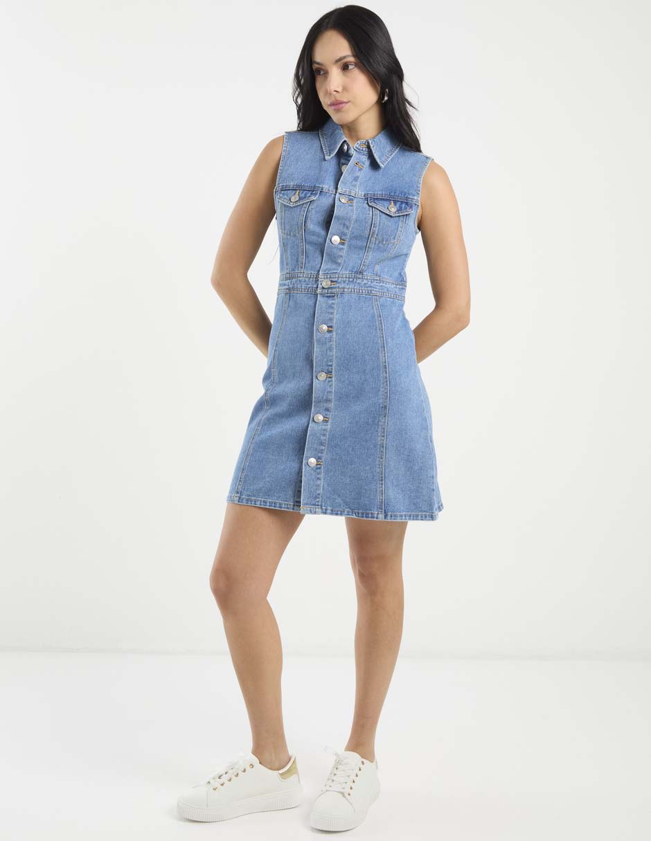 Vestido corto casual para mujer 3