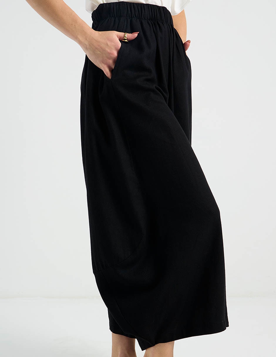 Pantalón coulotte amplio para mujer 5
