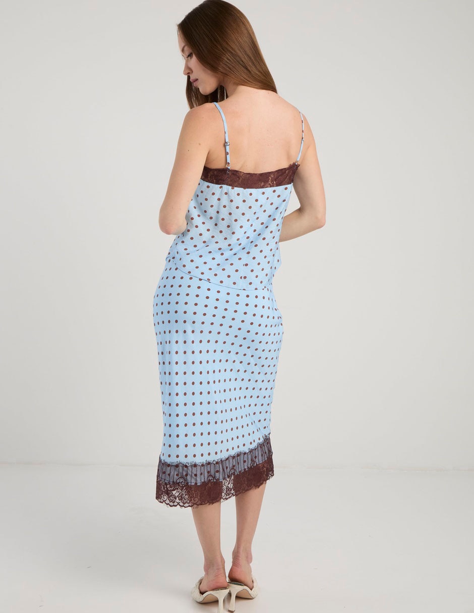 Falda crop a la cintura 6