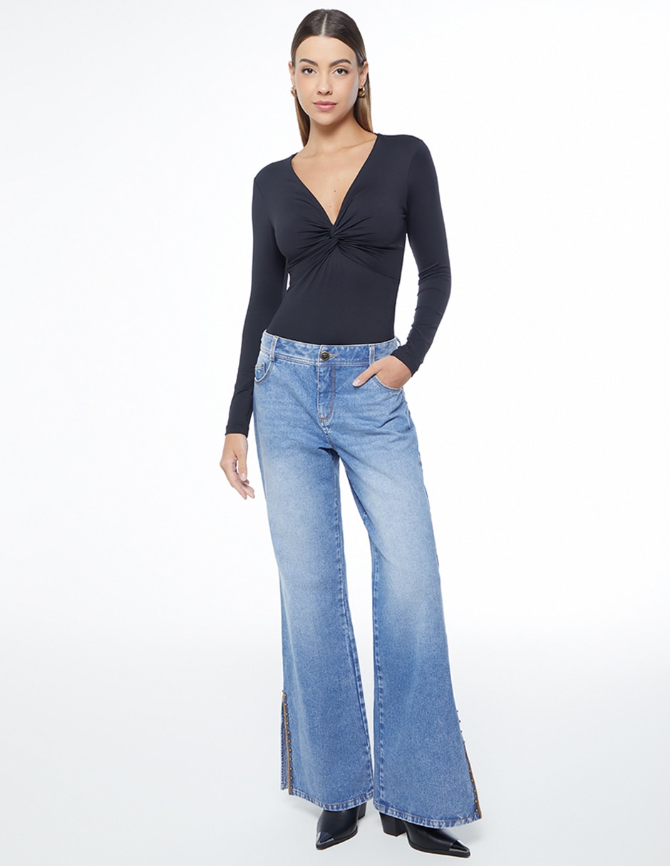 Body escote V para mujer 3