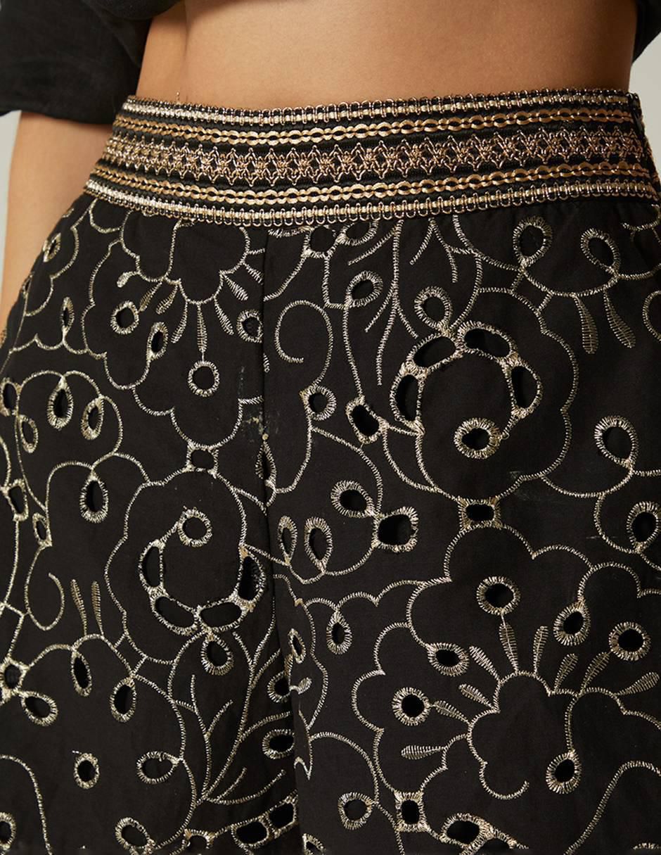 Short Floral Opulento para mujer 4