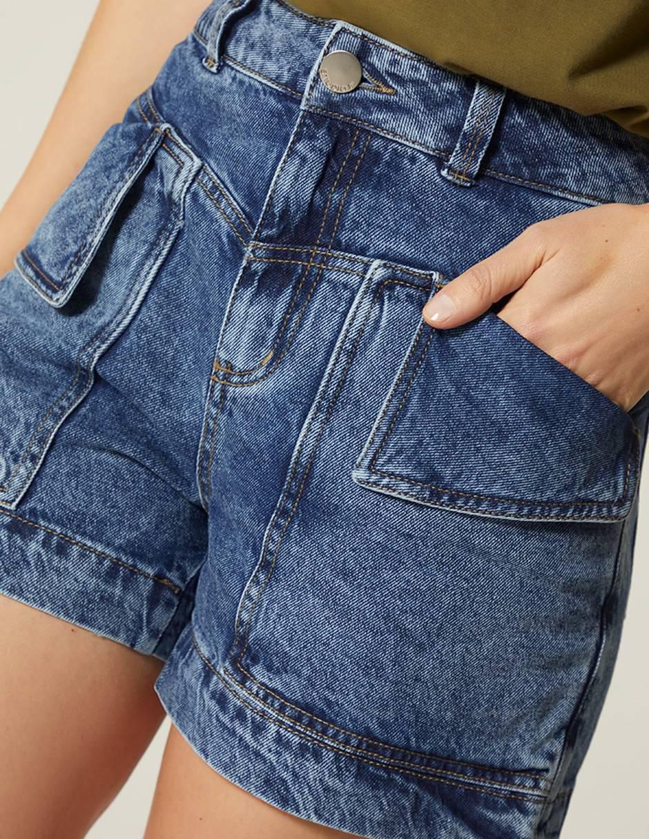 Short de mezclilla para mujer 4