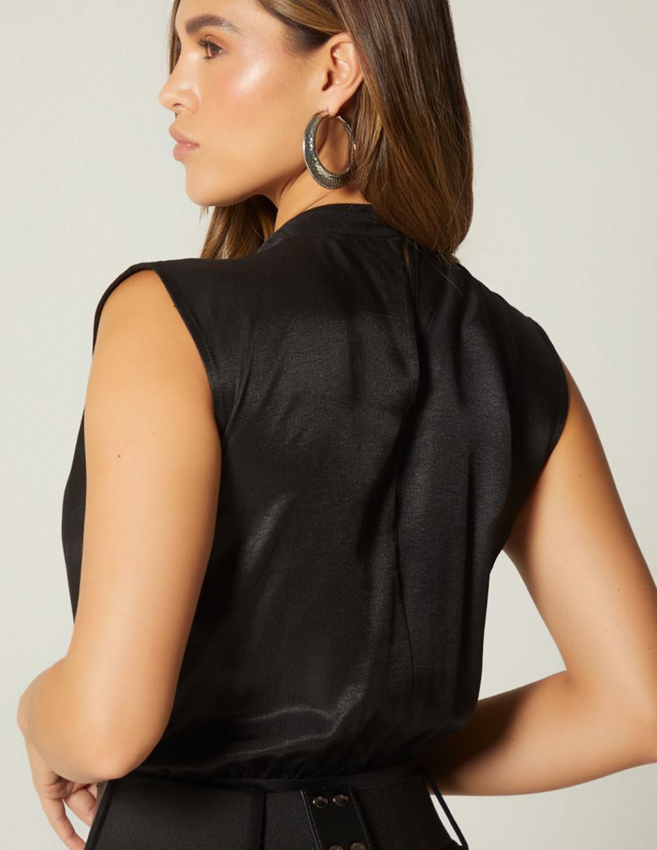 Body cuello redondo escote profundo para mujer 2
