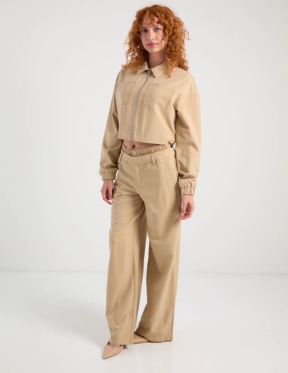 Pantalón relaxed wide leg para mujer 8