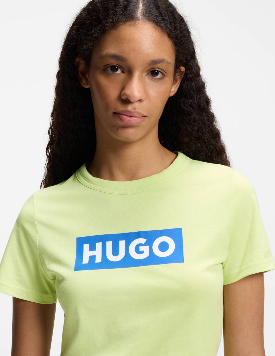 Playera manga corta cuello redondo para mujer 4