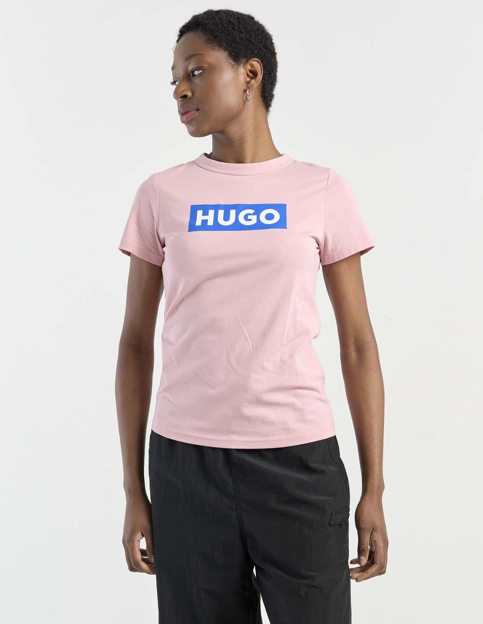 Playera manga corta cuello redondo para mujer 2