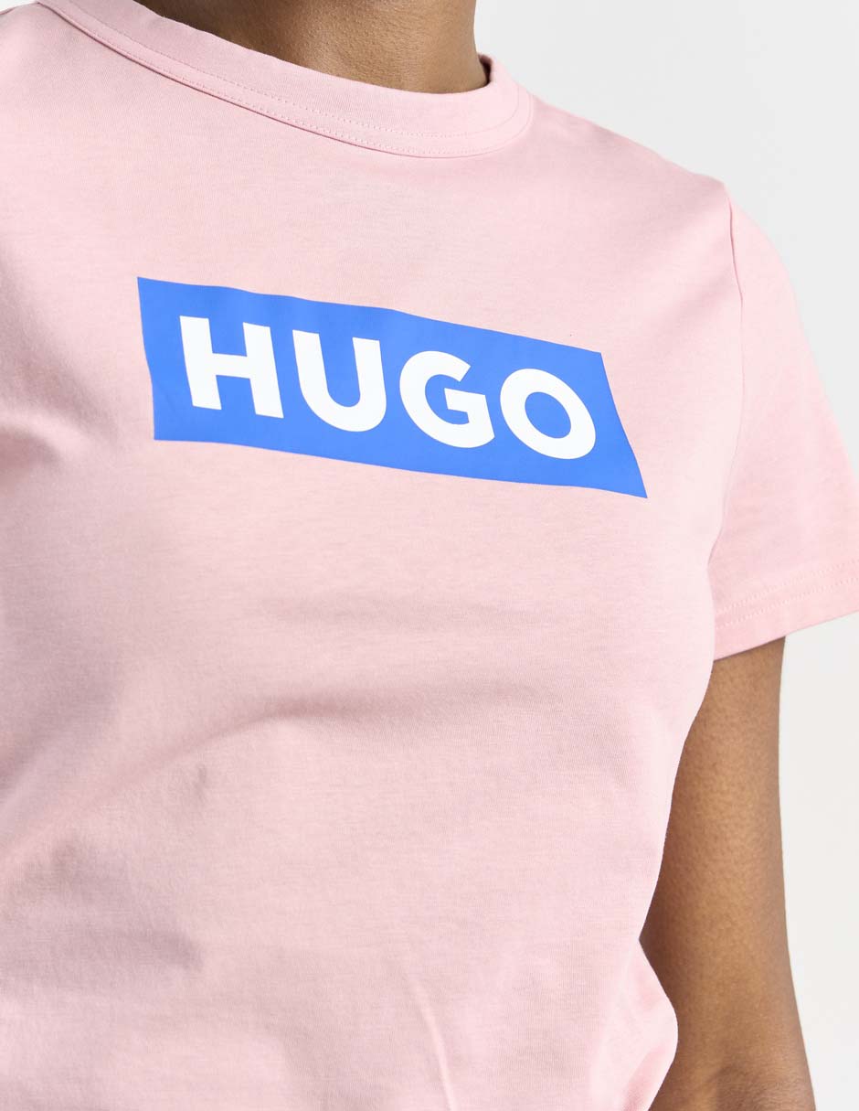 Playera manga corta cuello redondo para mujer 4
