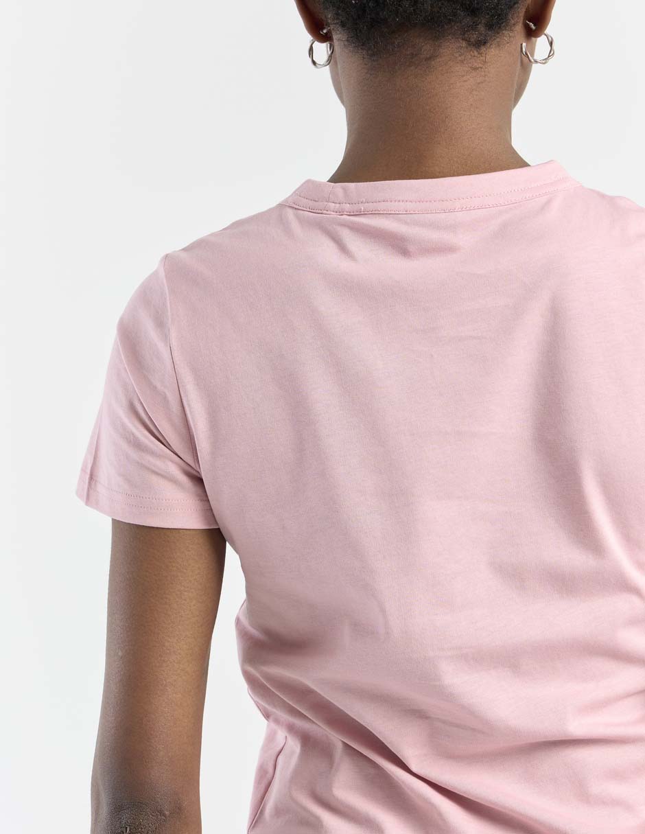 Playera manga corta cuello redondo para mujer 5