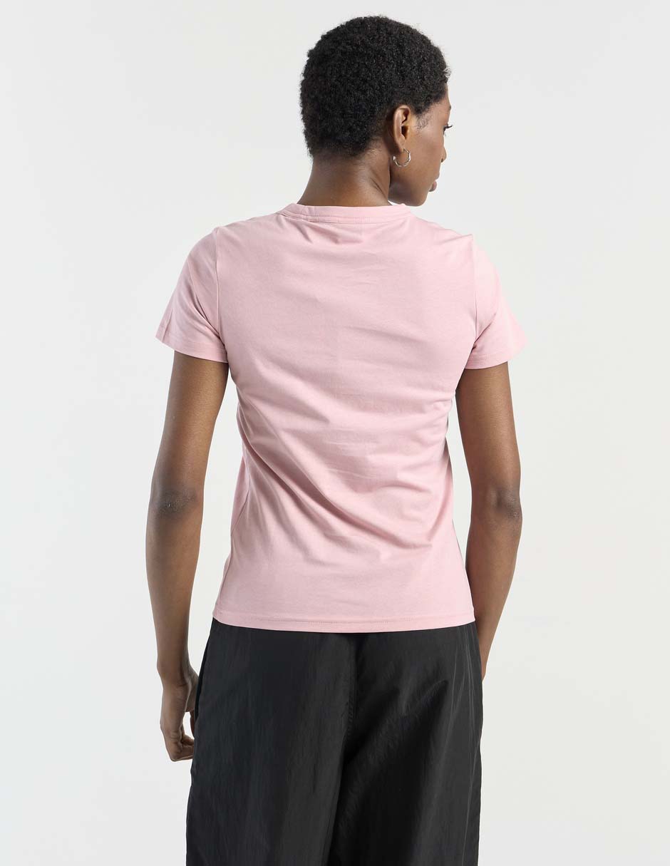 Playera manga corta cuello redondo para mujer 6