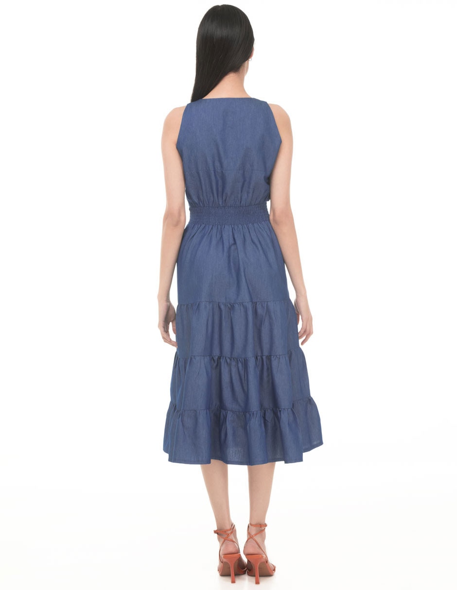 Vestido midi casual para mujer 2
