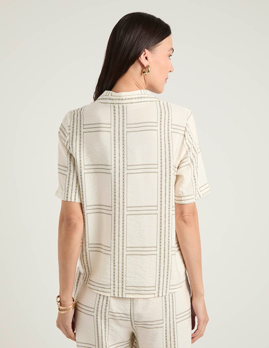 Camisa manga al codo para mujer 6