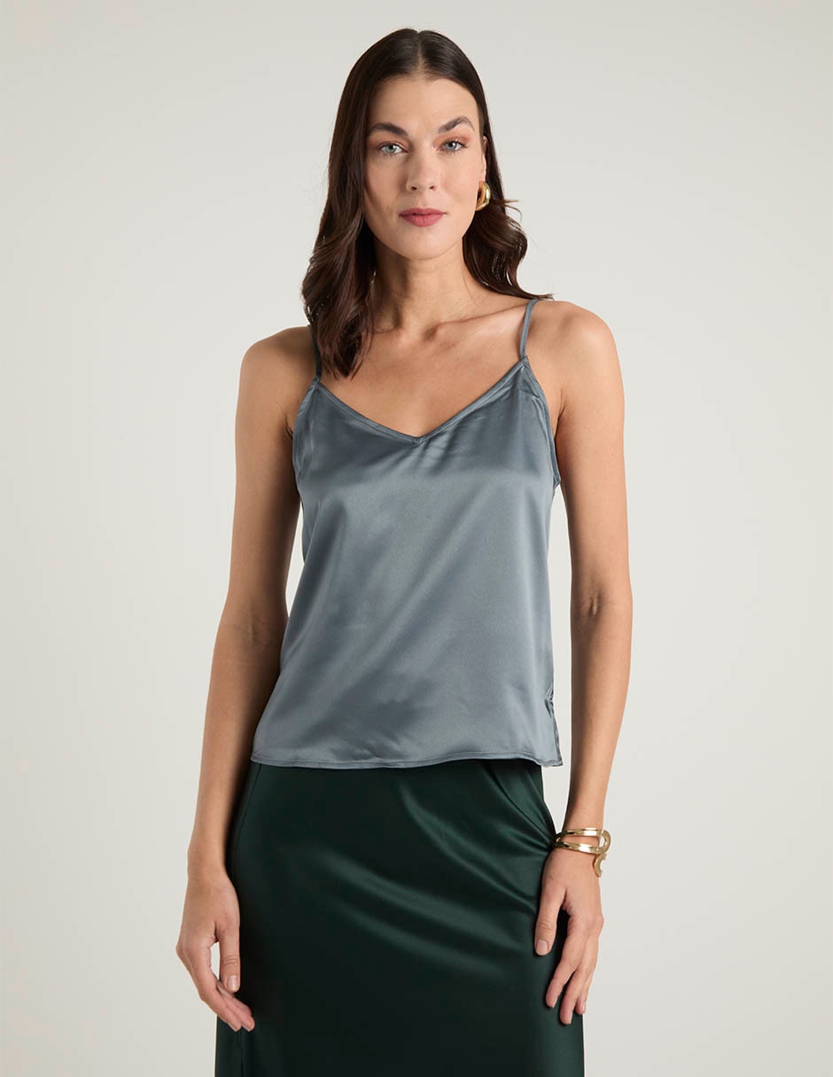 Blusa sin manga para mujer 2