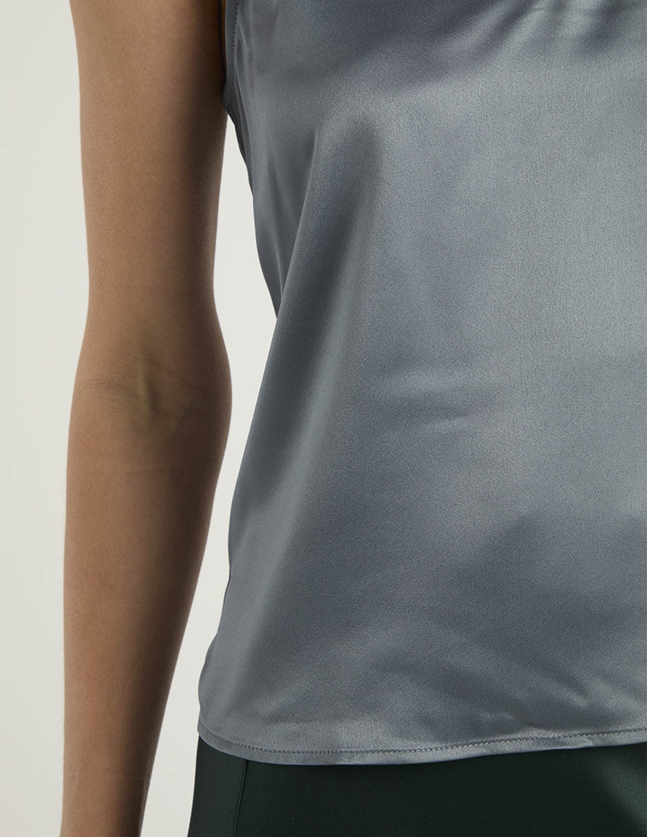 Blusa sin manga para mujer 5