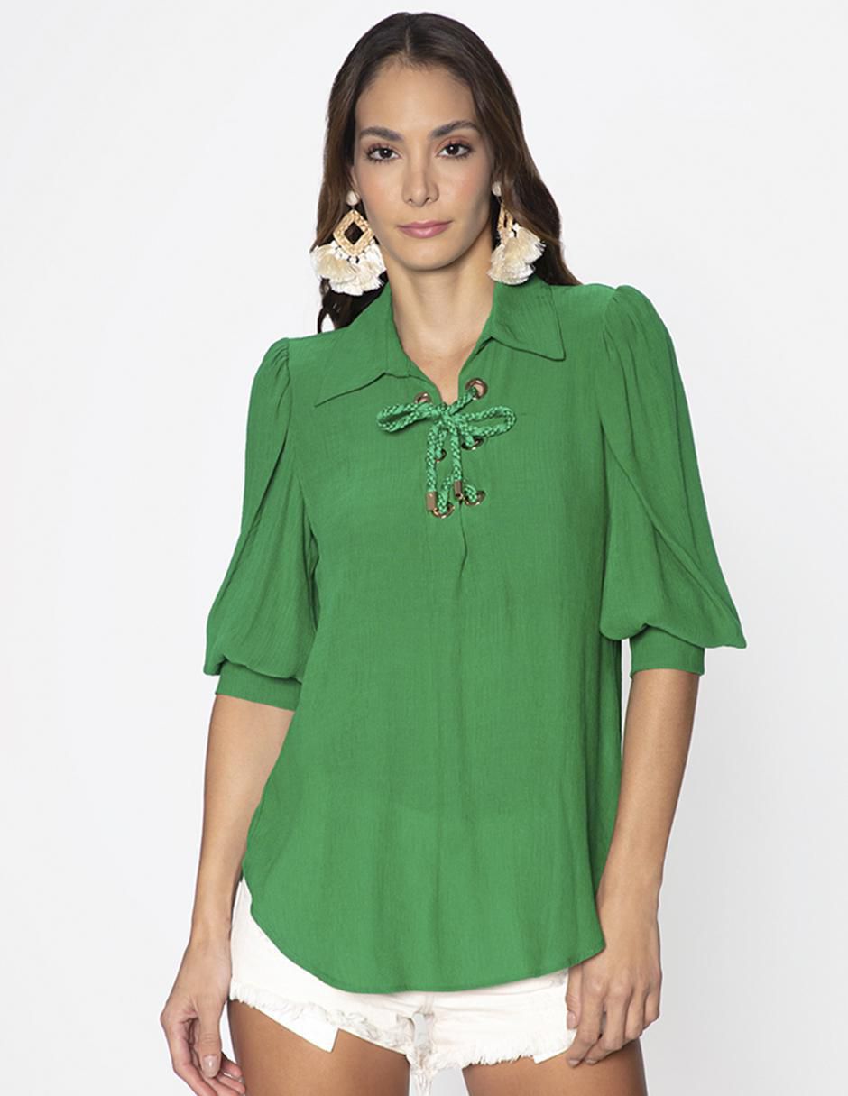 Blusa manga 3/4 para mujer 1