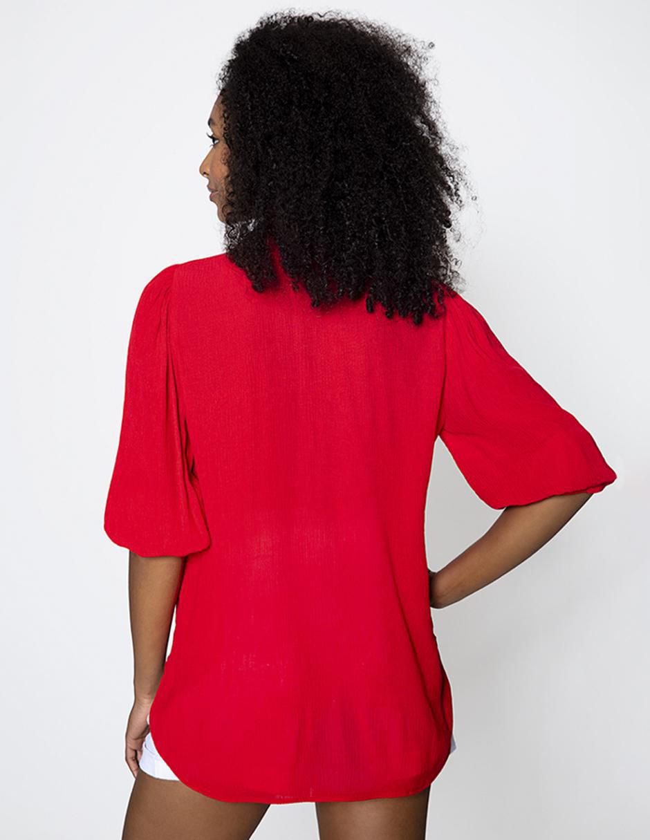 Blusa studio f fontana di trevi "manga" 3/4 "para mujer"