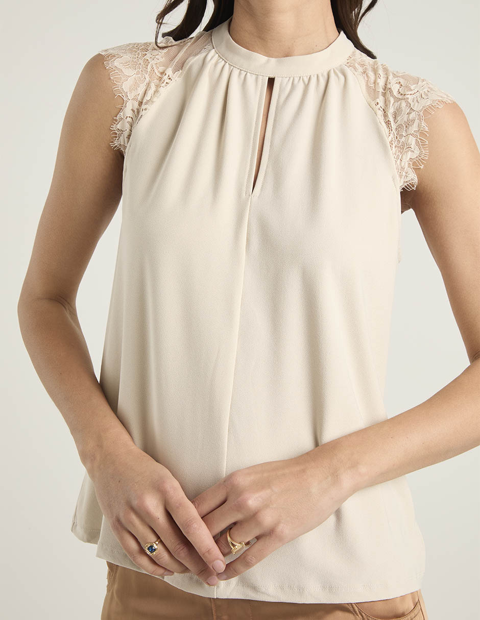 Blusa sin manga para mujer 5