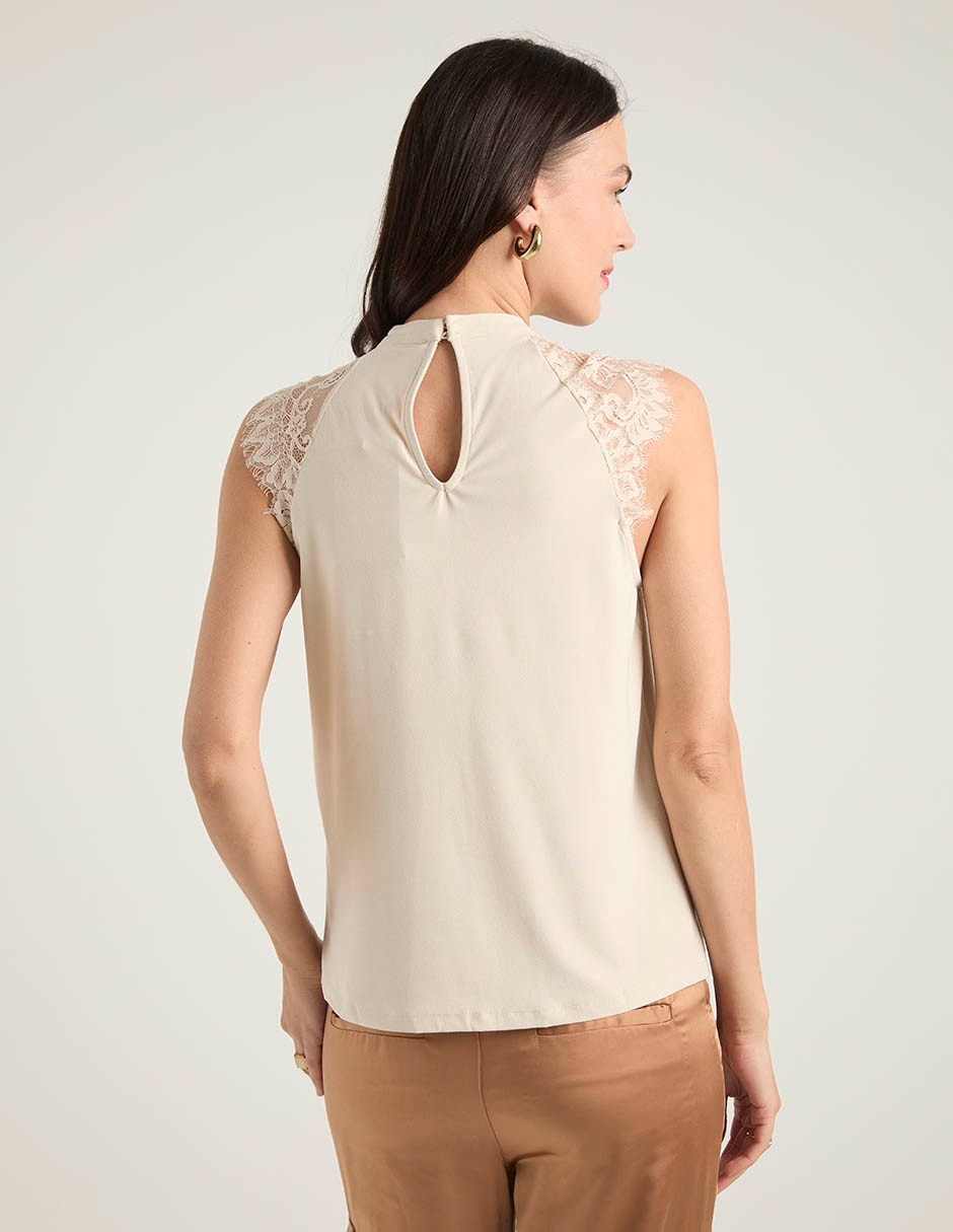 Blusa sin manga para mujer 6