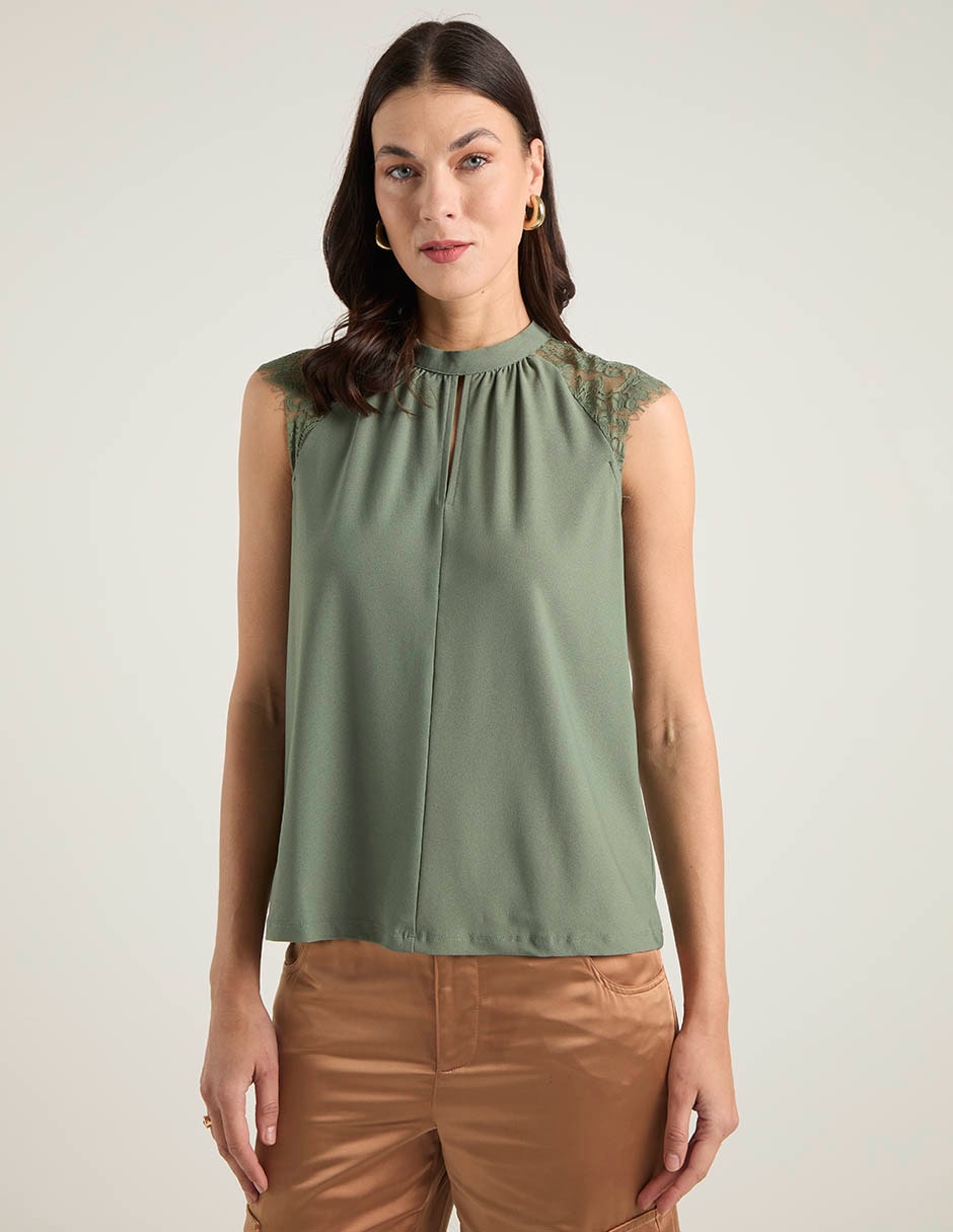 Blusa sin manga para mujer 2