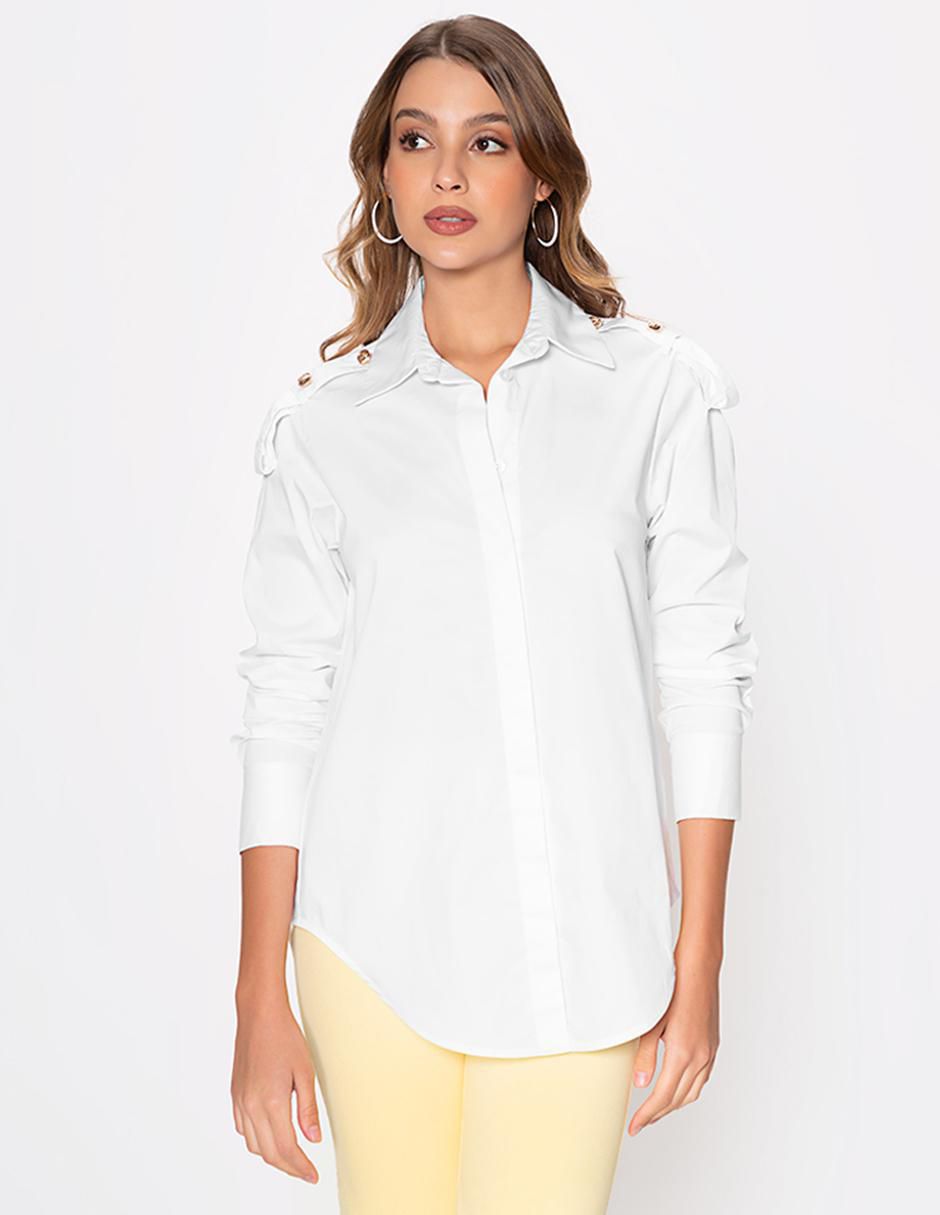 Blusa manga larga para mujer