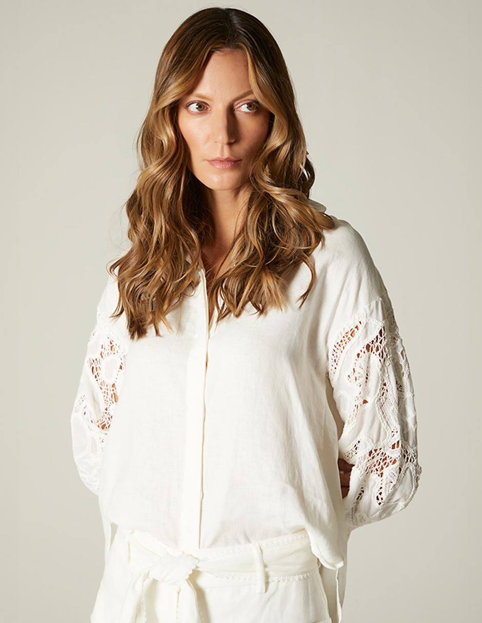 Blusa Verano en Formentera manga al codo para mujer